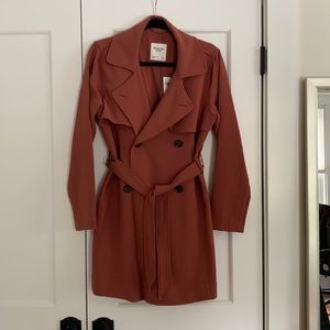 Abercrombie & Fitch Drapey Trench Coat Size L